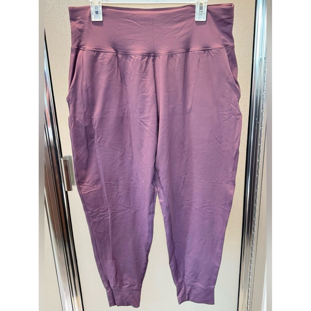 Under Armour Mauve Purple High-Waist Joggers XL Fitted
